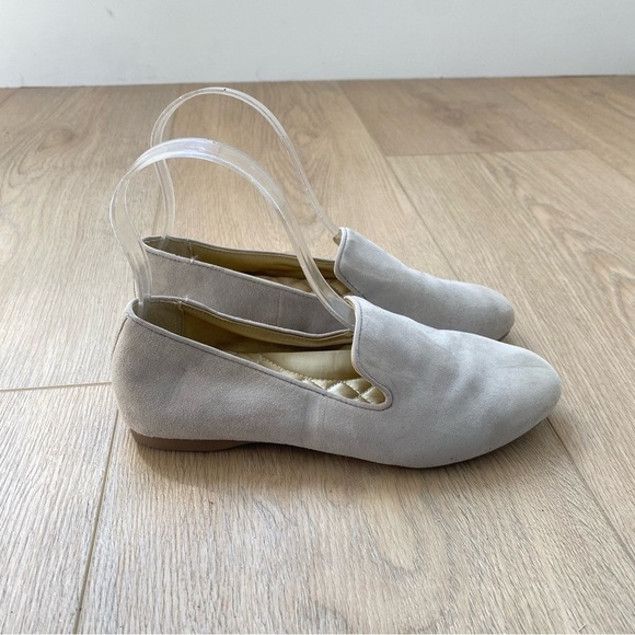 Birdies Starling Beige Suede Flat Loafers Comfort Shoes Women’s Size 5 - Picture 1 of 8